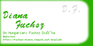 diana fuchsz business card